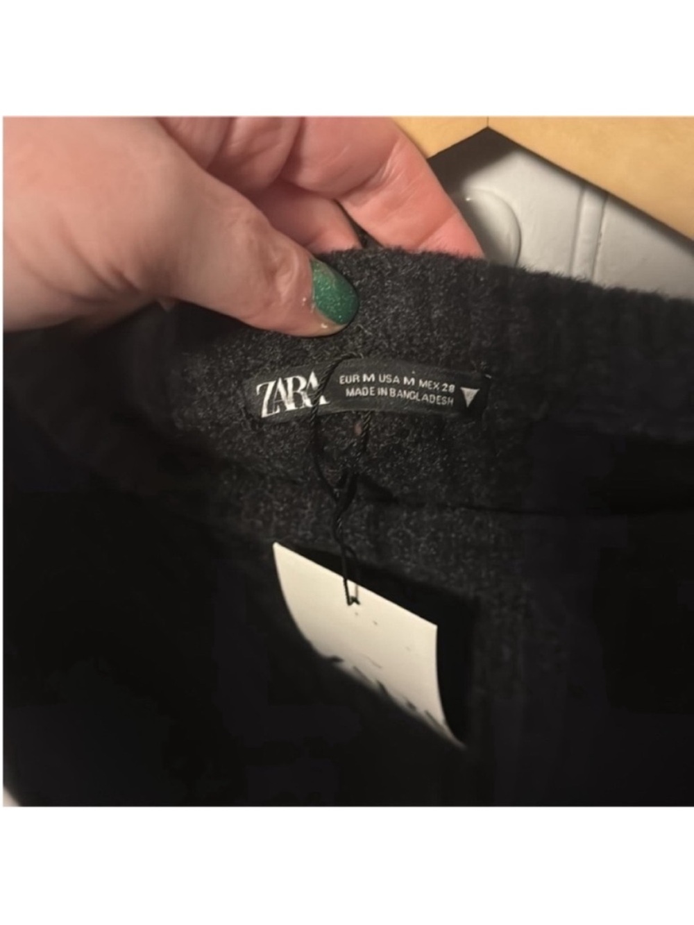 Zara Crewneck Sweater Black Size M - Picture 6 of 7
